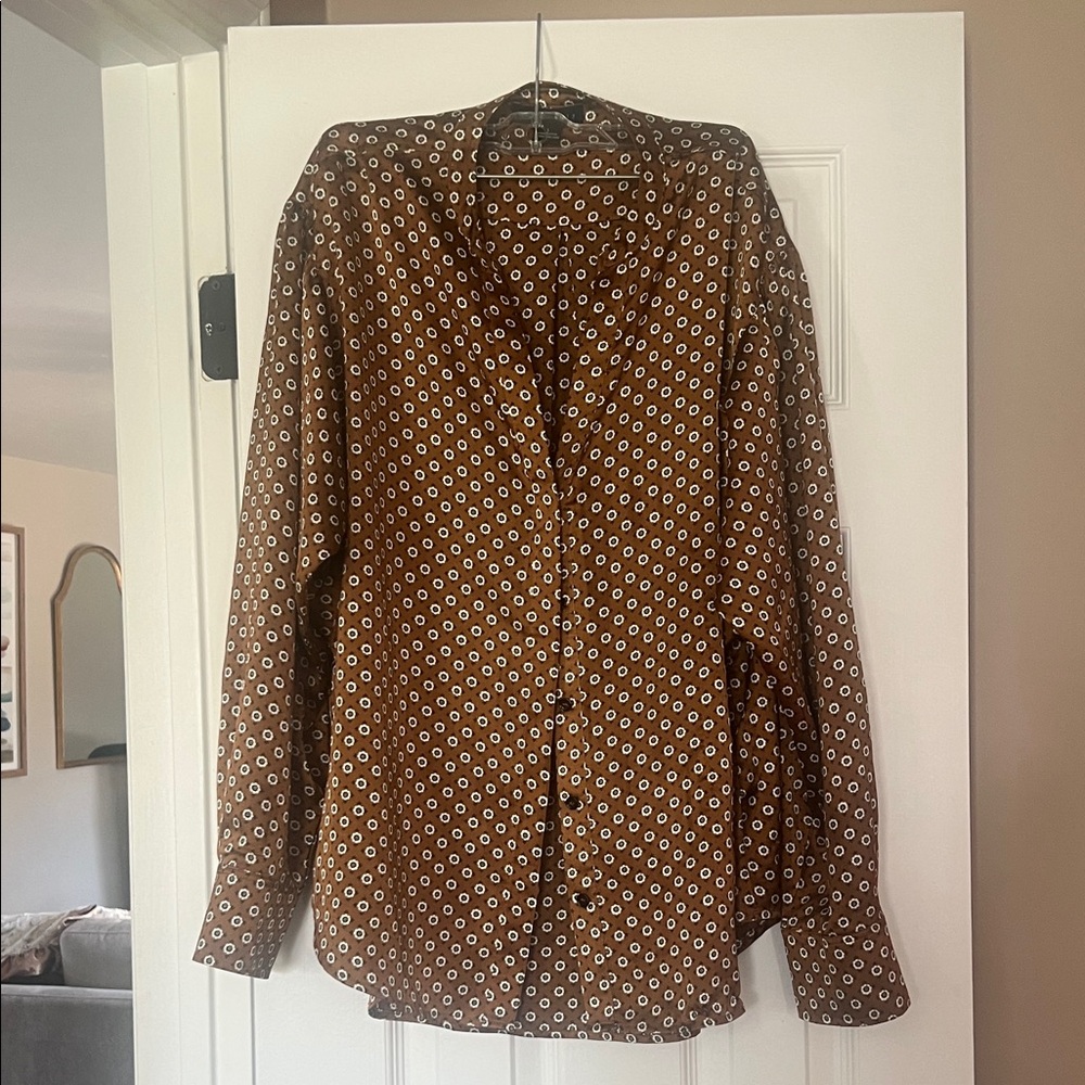 Sanctuary Floral Brown Shirt